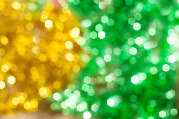 Obraz premium yellow and green bokeh