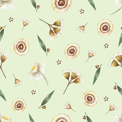 Watercolor seamless pattern.