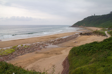 Fototapeta na wymiar Playa de Caravia, Asturias