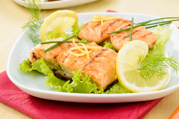 Salmone grigliato