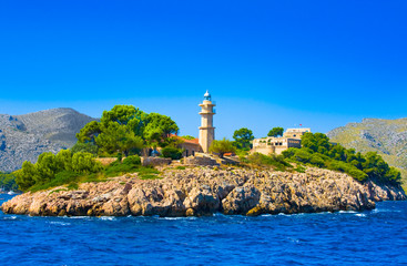 Lighthouse, Mallorca, Balearic island, Spain