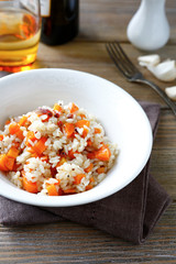 Risotto with vegetables