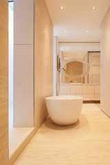 Fototapeta na wymiar Minimal luxury bathroom