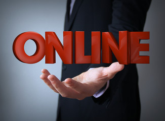 online over businessman