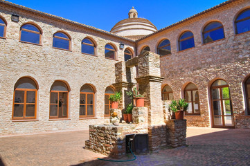 Franciscan monastery. Rocca Imperiale. Calabria. Italy.