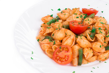 Tasty italian pasta.