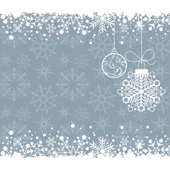 Christmas decoration frame. Abstract Illustration