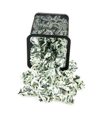 Fototapeta premium basket with a paper