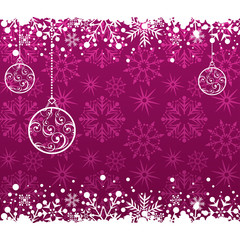 Christmas decoration frame. Abstract Illustration