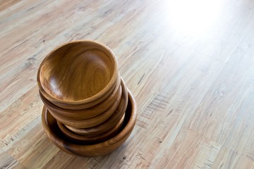 Wooden bowls