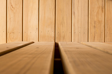 Sauna wood background