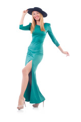 Young woman in fashion concept