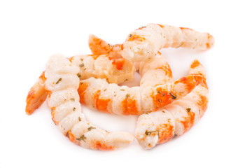 Boiled shrimps