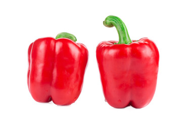 ripe red bell peppers