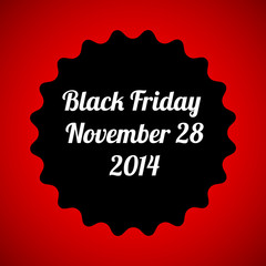 black friday vector design poster template, eps10