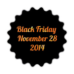 black friday vector design poster template, eps10