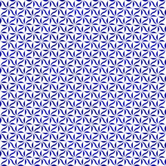 Fototapeta premium Blue and White Decorative Swirl Design Textured Fabric Backgroun