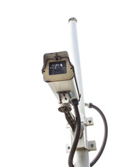 Security Camera or CCTV isolate on white background