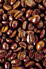 grains of coffee