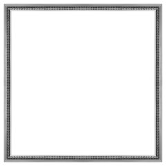 Silver Picture Frame isolated on white background