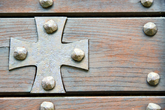 cross lombardy   seprio abstract     a  door curch  closed wood
