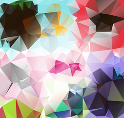 Triangle background. Pattern of geometric shapes
