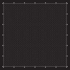 Grid for modern virtual technology user interface HUD