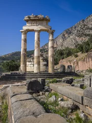Deurstickers The Tholos, Delphi, Greece © Christian Delbert