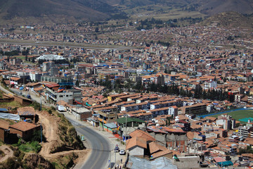 aerial view of Cusco city - 72987628