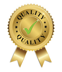Vector of Quality (Gold & Green)