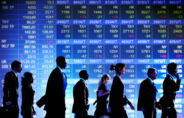 Group of Business People Stock Market Concepts