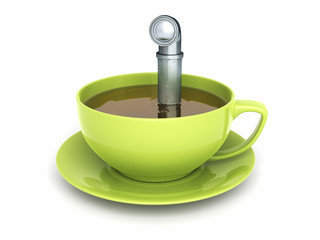 Big Brother everywhere. Concept