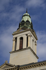 Obraz premium ortodox church tower in zagreb