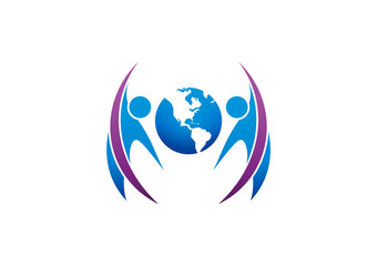Logo i love Earth # Vector