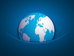 Vector modern earth background.