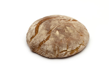 bread on the white background