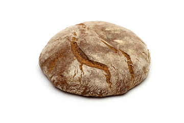 bread on the white background