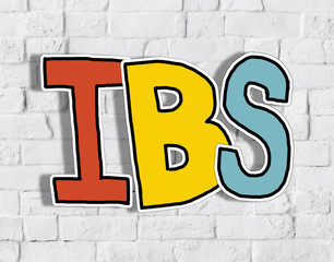 IBS Letter on Brick Wall in the Back
