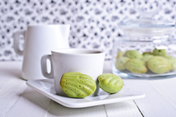 Green cupcake
