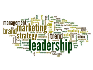 Conceptual business word cloud