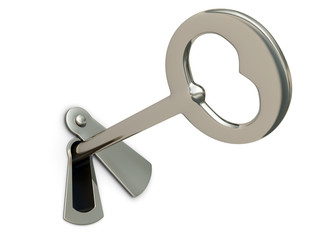 Key in keyhole