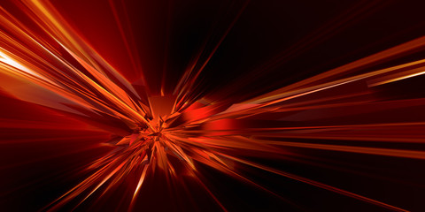 3D abstraction looks like explosion