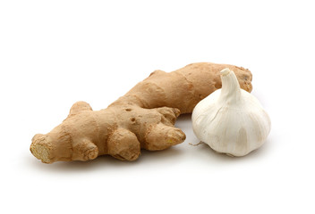 Ingwer mit Knoblauch