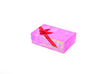colorful gifts box on white.