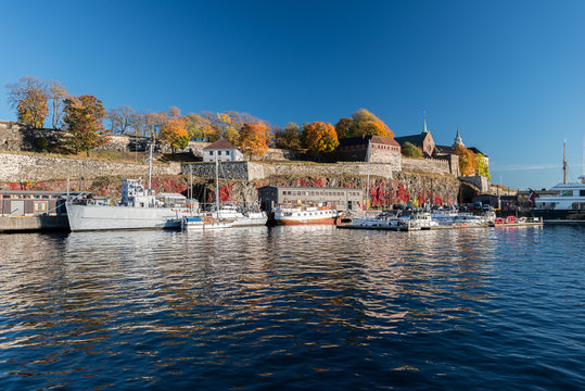 View at Akershus Fortress at fall