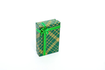 colorful gifts box on white.