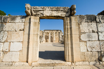 The synagogue of Capernaum