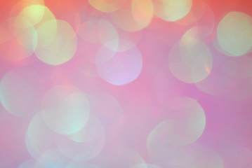 blurry bokeh pastel color background