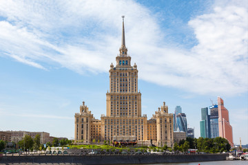 Fototapeta na wymiar Moscow, Stalin skyscraper