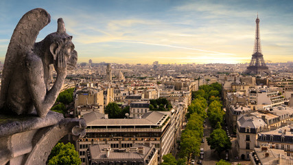 Lamas personalizadas con paisajes con tu foto France - Paris